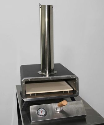 Rotatable Pizza Stone Customized Color Outside Pizza Maker Stove Wood Pellet Fired Oven