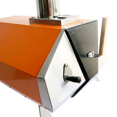 Outdoor Mini Wood Fired Portable 16 Inch PIZZA OVEN Pizza Maker Stove for Flip Grill