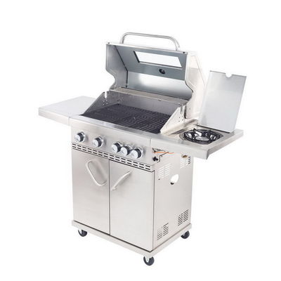 Outdoor Gas Grill Stove BBQ Grills with 5 Burners and Stainless Steel Material