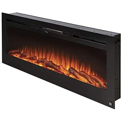 Wall Mounted Electric Fireplace with 9 Colors Flame Household 36 Inch Private Mold NO