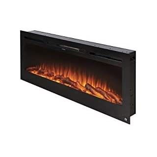 Wall Mount Nine Colors Kamin Electric Fireplaces Stoves with Metal and Tempered Glass