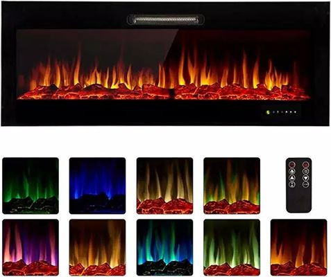 Adjustable Thermostat Long Size Luxury Electric Fireplace for Home Decor