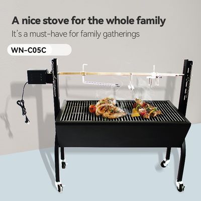 Suckling Pig Lamb Skewer Roast Chicken BBQ Grill with Oxygen Depletion Safety Device