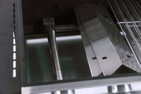 Customized Logo Acceptable 4 1 Stainless Steel Grill Propane BBQ Gas Grill for Patio Garden