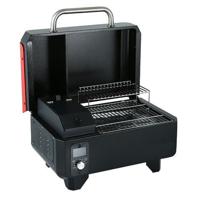 Versatile LED Control Outdoor Barbecue BBQ Electric Wood Pellet Grill Smoker 59*44*34.5