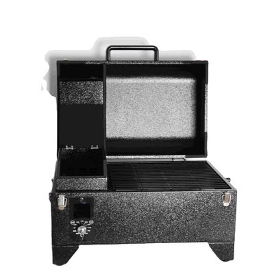 Easy Operating Powder Coated Electric Pellet Grill and Smoker for Compact Outdoor BBQ