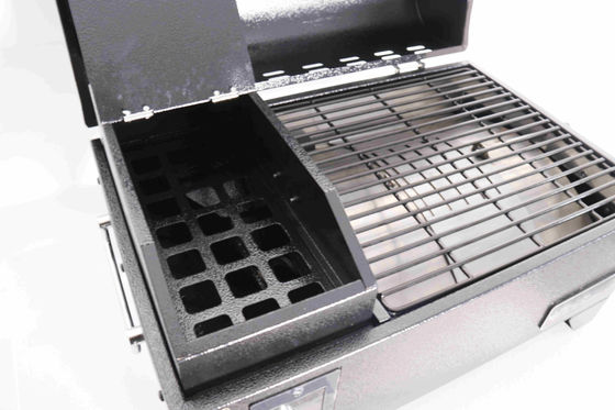 Easy Operating Powder Coated Electric Pellet Grill and Smoker for Compact Outdoor BBQ