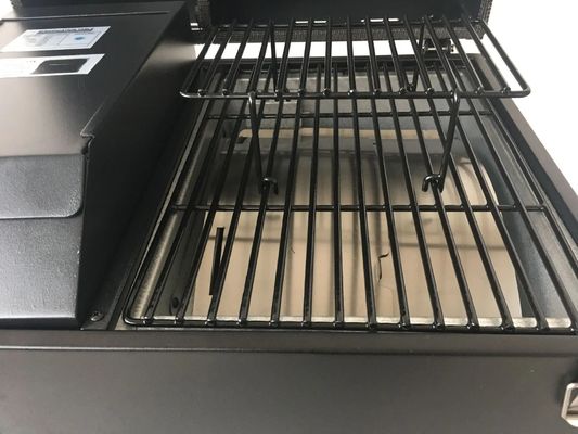 Easy Operating Powder Coated Electric Pellet Grill and Smoker for Compact Outdoor BBQ