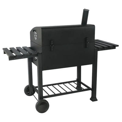 Ultimate BBQ Experience Deluxe BBQ Smoker with Large Trolley and Steel Cooking Grill