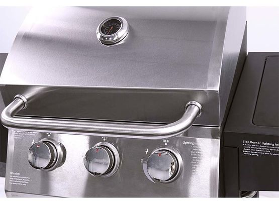 Regulate Temperature Gas Grill Durable Multiple Oven BBQ Smoker for Outdoor Barbecue