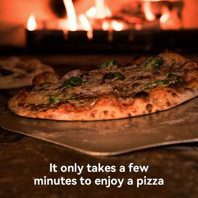 Outdoor Stainless Steel Mini Wood Fired Pizza Oven for Home Cooking 81.5*42*85cm