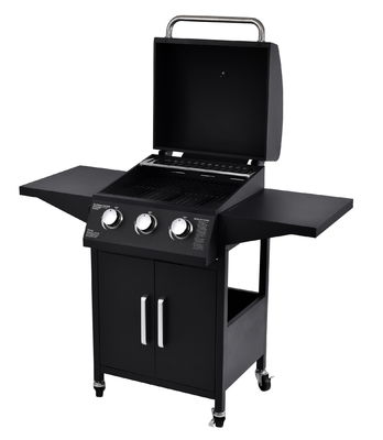 Stainless Steel Propane Rotisserie Gas BBQ Grill 3 Burners for Garden Outdoor Camping