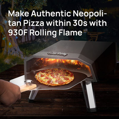 Temprature Control Freestanding 350/450/500 Degree Automatic Pizza Oven for Restaurants