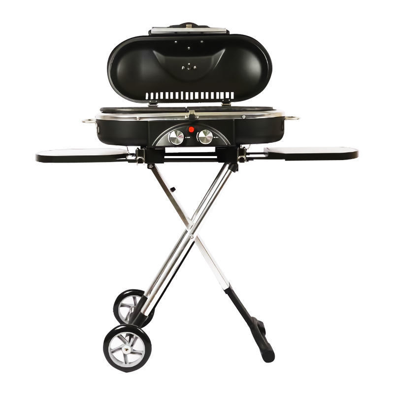 Steel Custom Stand-Up Propane Camping Cooking Outdoor Barbeque Foldable Portable Folding Gas BBQ Grill